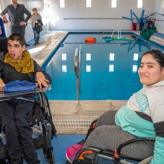 Presentaron actividades deportivas y acuáticas en la Escuela de Apoyo a la Inclusión N° 1